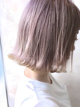 リムノン(LIMNON) ラベンダーアッシュON裾イエロー