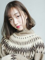 アルバム 銀座(ALBUM GINZA)&nbsp;鎖骨ミディ_ローライトスリークボブ厚めバング_7324