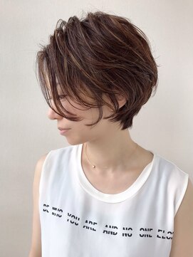 トータルビューティーハウス フラップ ミチ 野田店(total beauty house flap MICHI) 立体感丸みショート