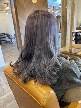 ラグヘアーワークス 草薙店(LAG HAIR WORKS) クールグレーバイオレット