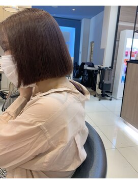 ヘアアンドメイク シークネクスト(HAIR&MAKE SeeK NEXT) 【SeeK NEXT 門井】ロブヘア×グレージュ