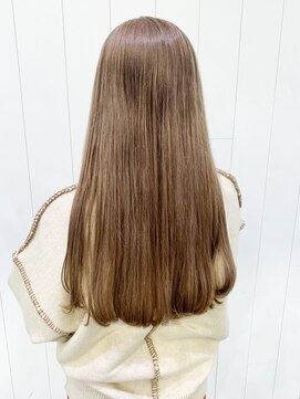 アイティーバイアルバム 松戸店(IT by ALBUM) オリーブベージュロング_フェザーバング_ba322831