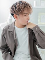 モッズヘア 越谷西口店(mod's hair) ハイトーンカラー外国人風ミディアムパーマa越谷10代20代30代