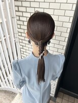 フェリーチェ(Felice)&nbsp;タイトヘアー　ヘアセット　タイトポニー　シンプルヘア