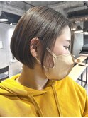 30代40代大人女性/前髪ありショートボブ/ショートヘア/髪質改善