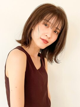 トレス(TRESS) ミディアムヘア　長めボブ　前髪　原宿　表参道　渋谷