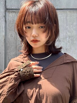 マジコ 原宿(Magico) ボブ/ミルクティーベージュカラー/ブリーチ/丸みショート/原宿