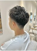 メンズショート/ピンパーマ/ツイストピンパーマ
