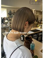 ムーンヘアホーム(MOON hair home)&nbsp;ハイトーンミニボブ