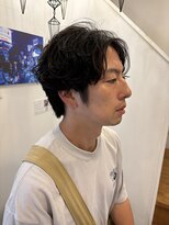 アライフ メンズカジュアルパーマメンズ縮毛・ブリーチ無しカラー縮毛矯正