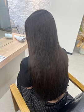 アリープパロット(ALEAP parrot) ストレートロング/ダークブラウン