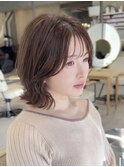 (韓国ボブ/シースルー前髪/髪質改善/内巻き/小顔カット)