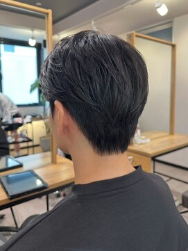 ノラ ギンザ(NORA GINZA) ダウンパーマニュアンスパーマセンターパートコンマヘア髪質改善