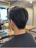 ダウンパーマニュアンスパーマセンターパートコンマヘア髪質改善