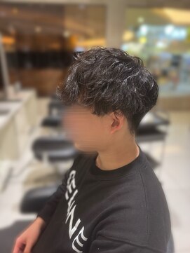 アヴァンスクロス あべのルシアス店(AVANCE. CROSS) メンズマッシュ×波巻きスパイラル