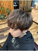 グレージュハイライト
