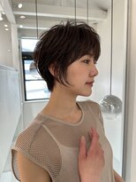 ロンドエニカ 大宮(Lond enika) ミニウルフレイヤーカット顔周りカット前髪カットショート/大宮