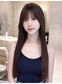 韓国美髪ストレートヘア