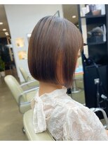 ディフィーノ 赤坂(DIFINO)&nbsp;顎下ボブ/巻ける縮毛矯正/髪質改善/ダークブラウン/ミニボブ