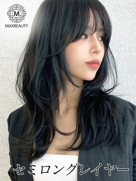 マックスビューティーギンザ(MAXBEAUTY GINZA) 無造作セミロングレイヤー☆銀座/東京駅