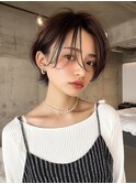 抜け感ショートボブ