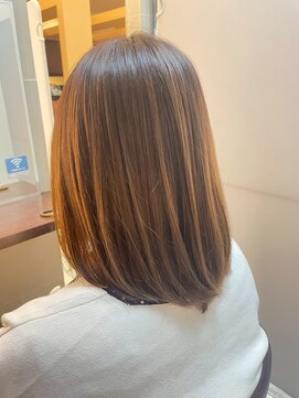 ルページ 千葉(lpage) 髪質改善/顔周りレイヤーカット/グレージュ[千葉/千葉駅]