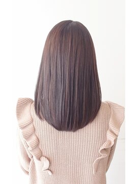 美髪　髪質改善酸熱Vertex+ホリスティックカラー