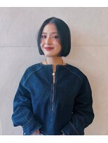 トリコ ショップアンドヘアサロン(tricot shop hair salon)&nbsp;切りっぱなしボブ/フェイスレイヤー/顔まわりレイヤー