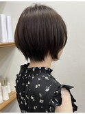 ショート×ブラウンカラー