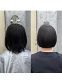 【ステップボーンカット】骨格補正、首が長く見えるカット