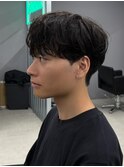 マッシュヘア/黒髪/メンズカット/men's/フェザーパーマ
