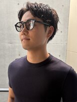 ガレージ バイ グリーン 表参道 原宿(Garage by green)&nbsp;【SHUN】大人のセンターパート