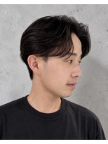 ハイプ マン 藤沢(HYPE MAN)&nbsp;フェザーパーマ毛流れパーマセンターパートニュアンス藤沢