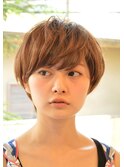 大人可愛いショートグラデーション