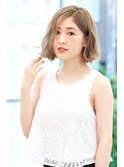 ミルクティーカラー　オシャレ質感ボブ【PREGO】