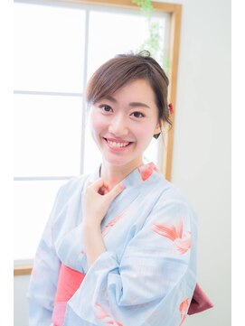 アミューズ(amu se) 浴衣にヘアアレンジ　今年の流行