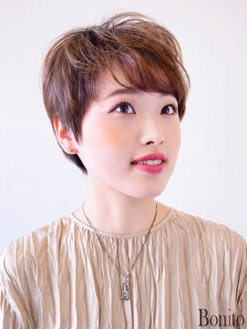 ボニート(Bonito) 【Bonito かけい】キュートなワンカールマッシュショート