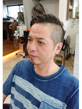 メンズヘアーモネ(men's hair MONE) 男気アシメパーマ