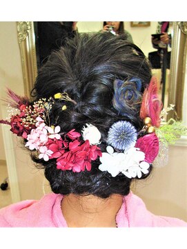 デザインヘアーピアジェ 八木店(DESIGN HAIR PIAGET) ☆2020ピアジェ成人式☆最新アップスタイル&着付&メイク☆