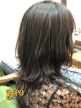 ベポ(BEPO) 【川端サロンスタイル】黒髪でも大丈夫！ちょいウルフスタイル☆