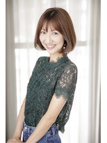 アフロディーテ ギンザ 秋葉原店(APHRODITE GINZA)&nbsp;切りっぱなしボブ/エアリーロング/美髪/ピンクブラウン/秋葉原