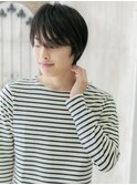 好感度◎なビジカジ抜け感ヘア♪ミニウルフM
