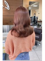 ブレス 小阪店(brace)&nbsp;ブリーチ無し☆ピーチピンク☆☆☆