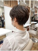痛まないパーマ＊大人ベリーショート