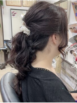 フラワー(Flower) 編み下ろしスタイル