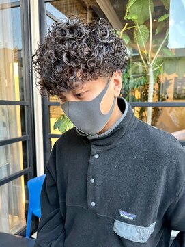 ヴヴ(Bub) men's perm / プードルパーマ　メンズショート