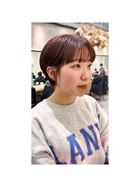 ロンドプロフィール 浦和(Lond profil)&nbsp;前髪カット顔まわり似合わせ外ハネくびれレイヤーミディ