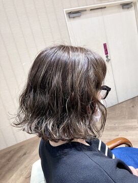 カシータ ヘア リゾート イオンモール熱田店(Casita hair resort) 切りっぱなし×デジタルパーマ×ハイライト×同時施術×似合わせ