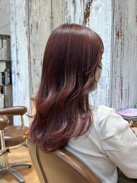 ベンチ(bench) ローズピンク/ハイライト/千葉美容室