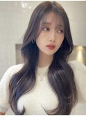 表参道カットカラー6000円!韓国ヘア/ラベンダーグレー